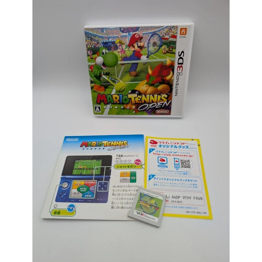 Mario Tennis Open Nintendo 3DS Region-locked for Japanese consoles US Seller